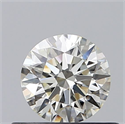 Diamante Natural 0.45 quilates, Redondo , Color J, claridad VVS1 y certificado GIA