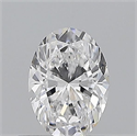 Natural Diamond 0.50 Carats, Oval with  Cut, D Color, VS1 Clarity and Certified by GIA