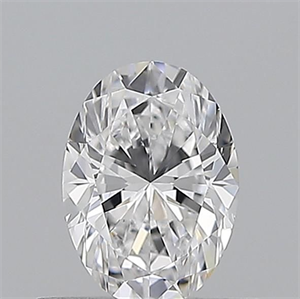 Picture of Natural Diamond 0.50 Carats, Oval with  Cut, D Color, VS1 Clarity and Certified by GIA