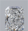 Natural Diamond 0.35 Carats, Radiant with  Cut, E Color, VS2 Clarity and Certified by GIA