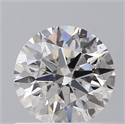 Natural Diamond 0.60 Carats, Round with Excellent Cut, G Color, SI2 Clarity and Certified by GIA