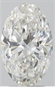 Natural Diamond 2.51 Carats, Oval with  Cut, I Color, SI2 Clarity and Certified by GIA