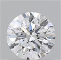 Natural Diamond 0.80 Carats, Round with Excellent Cut, D Color, VS2 Clarity and Certified by GIA