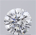 Lab Grown Diamond 1.08 Carats, Round with Ideal Cut, E Color, VS1 Clarity and Certified by IGI