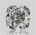 Natural Diamond 0.50 Carats, Cushion with  Cut, H Color, SI1 Clarity and Certified by GIA