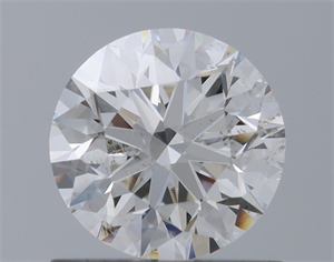 Picture of Natural Diamond 0.80 Carats, Round with Excellent Cut, I Color, SI2 Clarity and Certified by GIA