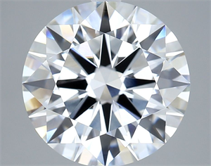 Picture of Lab Grown Diamond 5.04 Carats, Round with Ideal Cut, E Color, VVS1 Clarity and Certified by IGI