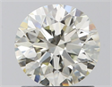 Natural Diamond 1.21 Carats, Round with Excellent Cut, J Color, VS2 Clarity and Certified by IGI