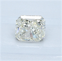 Natural Diamond 0.73 Carats, Radiant with  Cut, K Color, VVS1 Clarity and Certified by GIA