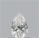 Natural Diamond 0.50 Carats, Pear with  Cut, G Color, VS2 Clarity and Certified by GIA
