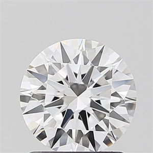 Picture of Lab Grown Diamond 1.10 Carats, Round with Excellent Cut, D Color, VVS2 Clarity and Certified by IGI
