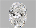Natural Diamond 1.21 Carats, Oval with  Cut, F Color, VS1 Clarity and Certified by GIA