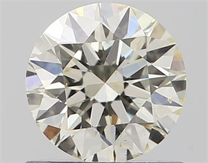 Picture of Natural Diamond 0.77 Carats, Round with Excellent Cut, J Color, VS2 Clarity and Certified by IGI