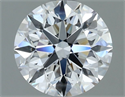 Diamante Natural 1.55 quilates, Redondo , Color E, claridad VS1 y certificado GIA