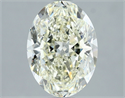 Natural Diamond 2.02 Carats, Oval with  Cut, L Color, SI1 Clarity and Certified by IGI