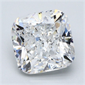 Natural Diamond 2.00 Carats, Cushion with  Cut, E Color, SI2 Clarity and Certified by GIA