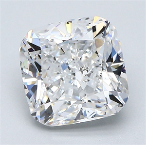 Picture of Natural Diamond 2.00 Carats, Cushion with  Cut, E Color, SI2 Clarity and Certified by GIA