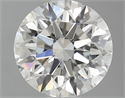 Natural Diamond 1.06 Carats, Round with Excellent Cut, H Color, SI1 Clarity and Certified by GIA