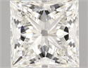 Natural Diamond 1.51 Carats, Princess with  Cut, H Color, VVS1 Clarity and Certified by IGI