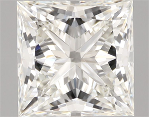 Picture of Natural Diamond 1.51 Carats, Princess with  Cut, H Color, VVS1 Clarity and Certified by IGI