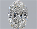 Natural Diamond 1.00 Carats, Oval with  Cut, E Color, VS1 Clarity and Certified by GIA