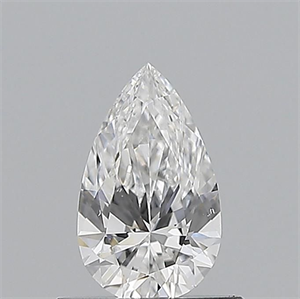 Picture of Natural Diamond 0.50 Carats, Pear with  Cut, E Color, VS2 Clarity and Certified by GIA