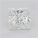 Natural Diamond 1.01 Carats, Princess with  Cut, G Color, VS2 Clarity and Certified by GIA
