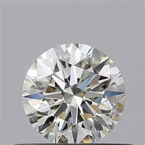 Picture of Natural Diamond 0.46 Carats, Round with Excellent Cut, K Color, SI2 Clarity and Certified by GIA