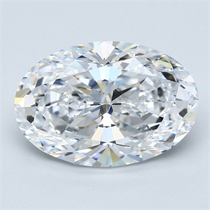 Foto Diamante Natural 4.01 quilates, Ovalado , Color D, claridad VS1 y certificado GIA de