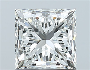 Foto Diamante Natural 1.01 quilates, Princesa , Color I, claridad VVS2 y certificado GIA de