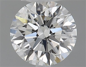 Foto Diamante Natural 0.44 quilates, Redondo , Color H, claridad VS2 y certificado GIA de