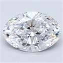 Diamante Natural 2.01 quilates, Ovalado , Color D, claridad VS2 y certificado GIA