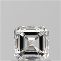 Diamante Natural 0.90 quilates, Asscher , Color H, claridad VS1 y certificado GIA