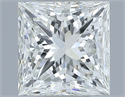 Diamante Natural 1.06 quilates, Princesa , Color I, claridad VVS2 y certificado GIA