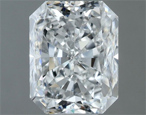 Picture of Natural Diamond 0.90 Carats, Radiant with  Cut, F Color, SI1 Clarity and Certified by GIA