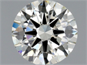 Diamante Natural 1.00 quilates, Redondo , Color K, claridad VVS2 y certificado GIA