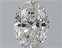 Natural Diamond 2.01 Carats, Oval with  Cut, G Color, VS2 Clarity and Certified by GIA