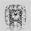 Natural Diamond 1.51 Carats, Cushion with  Cut, I Color, VS2 Clarity and Certified by GIA