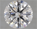 Lab Grown Diamond 2.85 Carats, Round with Excellent Cut, D Color, VVS1 Clarity and Certified by GIA