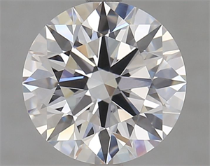 Picture of Lab Grown Diamond 2.85 Carats, Round with Excellent Cut, D Color, VVS1 Clarity and Certified by GIA