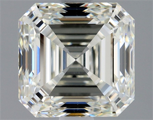 Picture of Natural Diamond 2.01 Carats, Asscher with  Cut, J Color, VVS2 Clarity and Certified by GIA