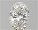 Natural Diamond 1.51 Carats, Oval with  Cut, H Color, SI2 Clarity and Certified by GIA