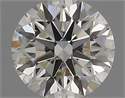 Natural Diamond 0.71 Carats, Round with Excellent Cut, H Color, IF Clarity and Certified by IGI