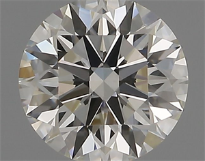 Picture of Natural Diamond 0.71 Carats, Round with Excellent Cut, H Color, IF Clarity and Certified by IGI