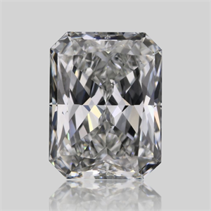 Picture of Natural Diamond 0.52 Carats, Radiant with  Cut, F Color, VS1 Clarity and Certified by GIA