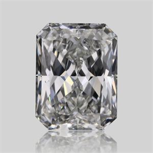 Picture of Natural Diamond 0.52 Carats, Radiant with  Cut, F Color, VS1 Clarity and Certified by GIA