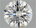 Del inventario de diamantes de laboratorio, 2.10 quilates, Redondo , Color F, claridad VVS2 y certificado IGI