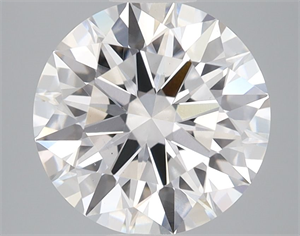 Picture of Lab Grown Diamond 3.04 Carats, Round with Ideal Cut, D Color, VS1 Clarity and Certified by IGI
