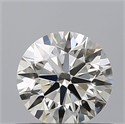 Natural Diamond 0.50 Carats, Round with Excellent Cut, H Color, VVS2 Clarity and Certified by IGI