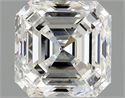 Natural Diamond 1.70 Carats, Asscher with  Cut, H Color, SI2 Clarity and Certified by GIA